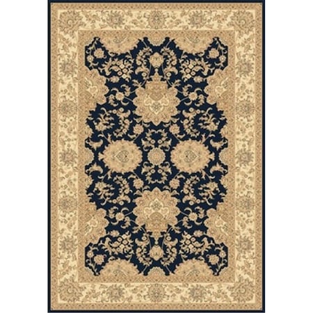 Dynamic Rugs Legacy 7.10 x 10.10 58019-530 Rug - Navy LE91258019530